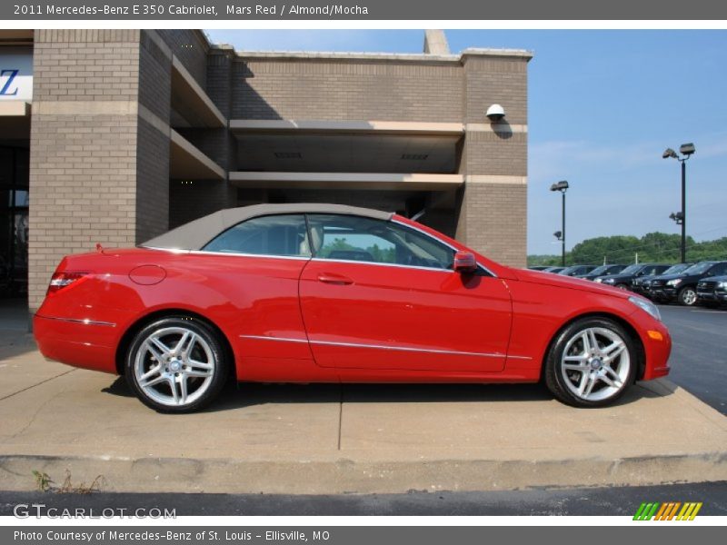 Mars Red / Almond/Mocha 2011 Mercedes-Benz E 350 Cabriolet