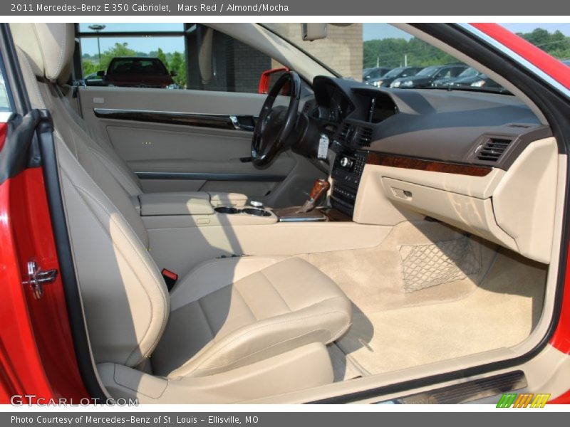 Mars Red / Almond/Mocha 2011 Mercedes-Benz E 350 Cabriolet