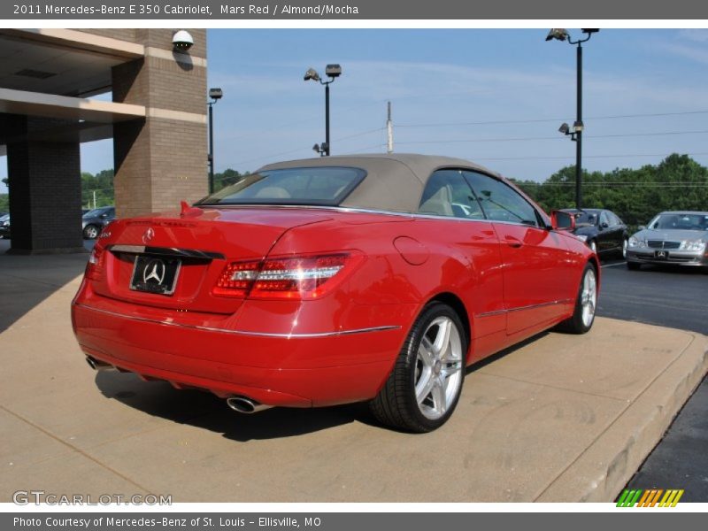 Mars Red / Almond/Mocha 2011 Mercedes-Benz E 350 Cabriolet