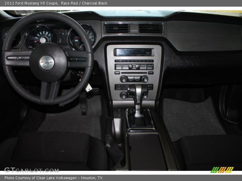 Race Red / Charcoal Black 2011 Ford Mustang V6 Coupe