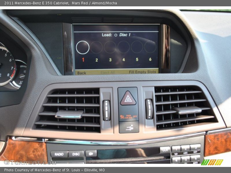 Mars Red / Almond/Mocha 2011 Mercedes-Benz E 350 Cabriolet