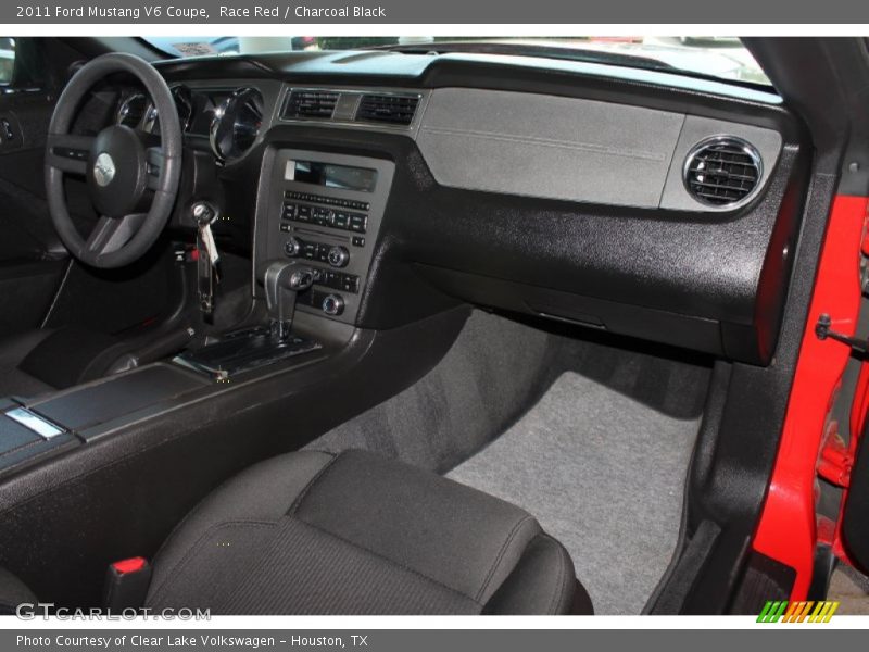 Race Red / Charcoal Black 2011 Ford Mustang V6 Coupe