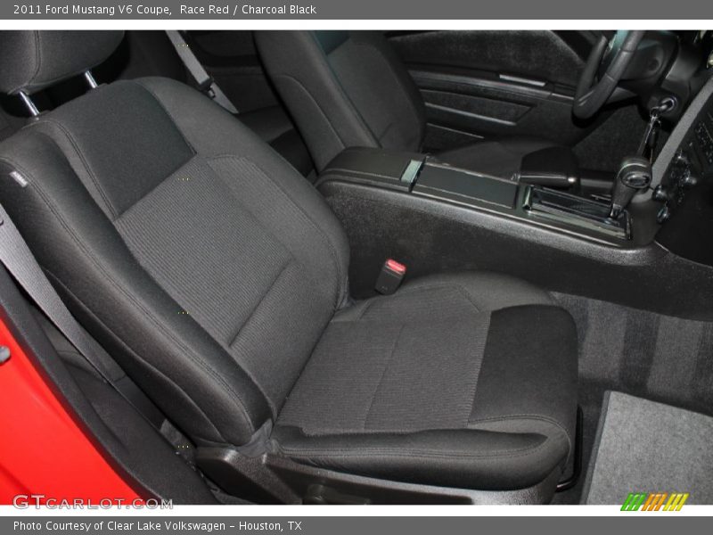 Race Red / Charcoal Black 2011 Ford Mustang V6 Coupe