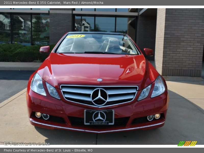 Mars Red / Almond/Mocha 2011 Mercedes-Benz E 350 Cabriolet