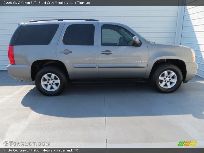 Steel Gray Metallic / Light Titanium 2008 GMC Yukon SLT