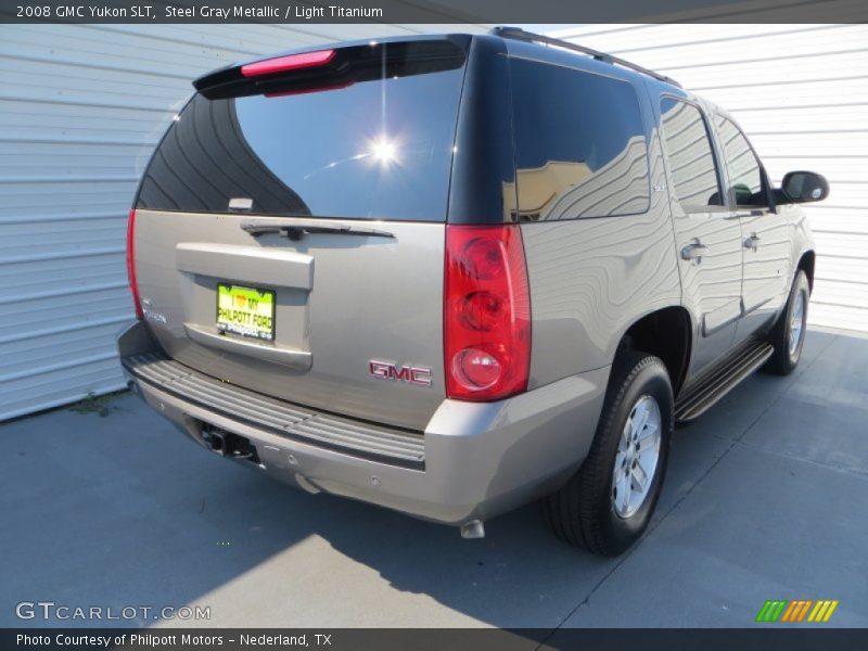 Steel Gray Metallic / Light Titanium 2008 GMC Yukon SLT