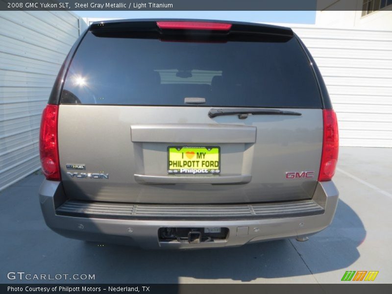 Steel Gray Metallic / Light Titanium 2008 GMC Yukon SLT