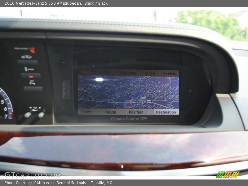 Black / Black 2010 Mercedes-Benz S 550 4Matic Sedan