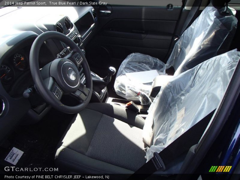 True Blue Pearl / Dark Slate Gray 2014 Jeep Patriot Sport