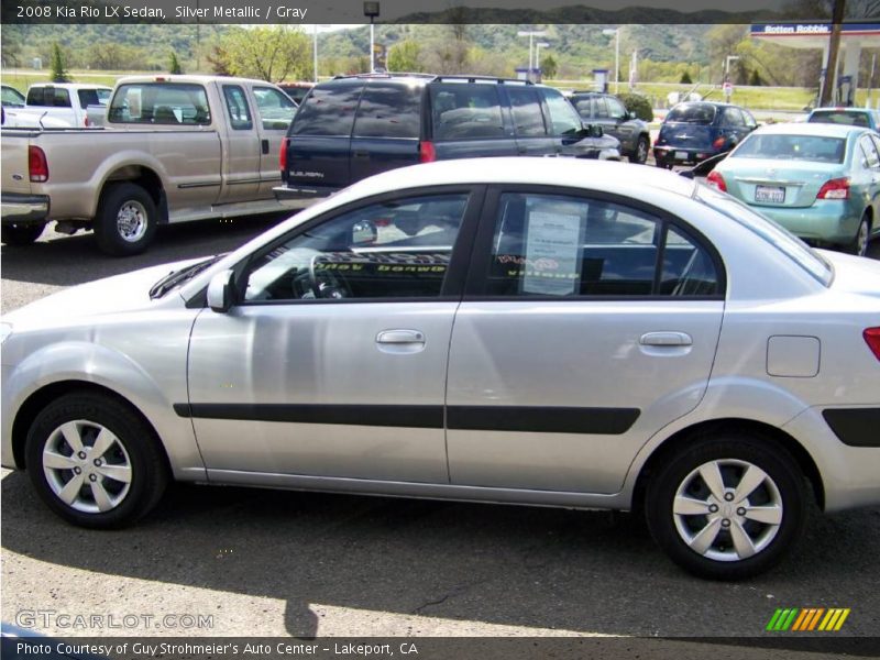 Silver Metallic / Gray 2008 Kia Rio LX Sedan