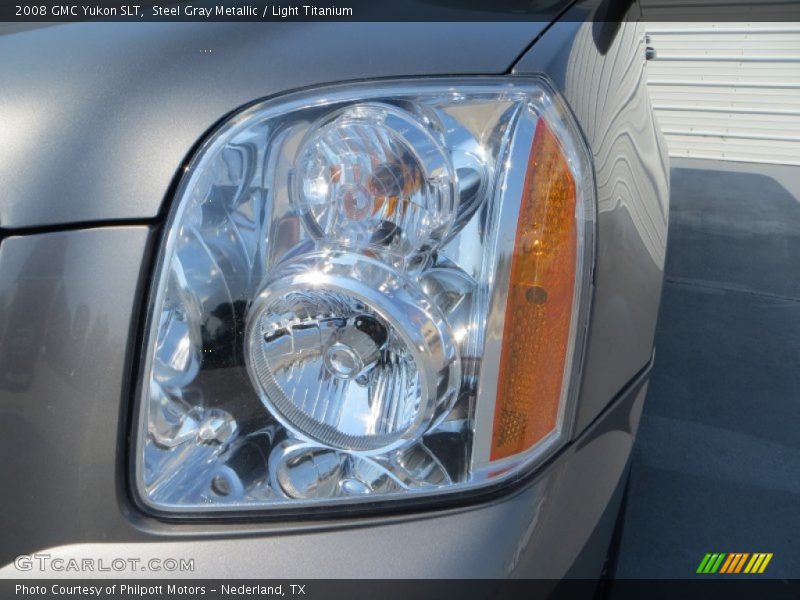 Steel Gray Metallic / Light Titanium 2008 GMC Yukon SLT