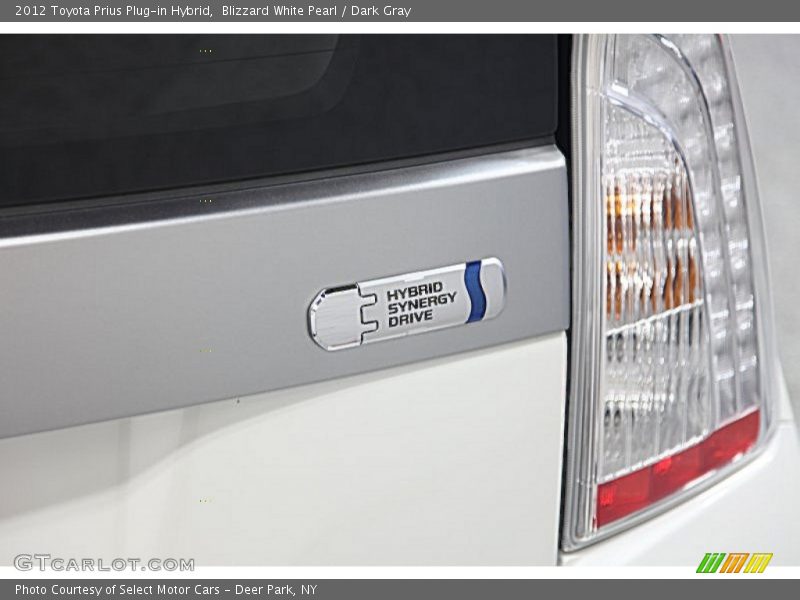 Blizzard White Pearl / Dark Gray 2012 Toyota Prius Plug-in Hybrid