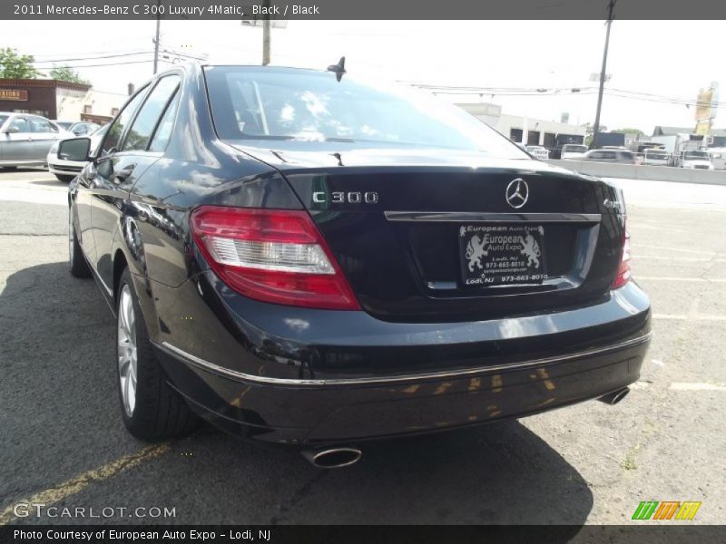Black / Black 2011 Mercedes-Benz C 300 Luxury 4Matic
