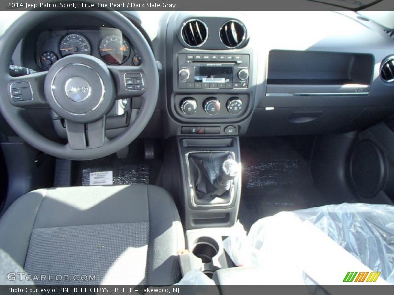 True Blue Pearl / Dark Slate Gray 2014 Jeep Patriot Sport