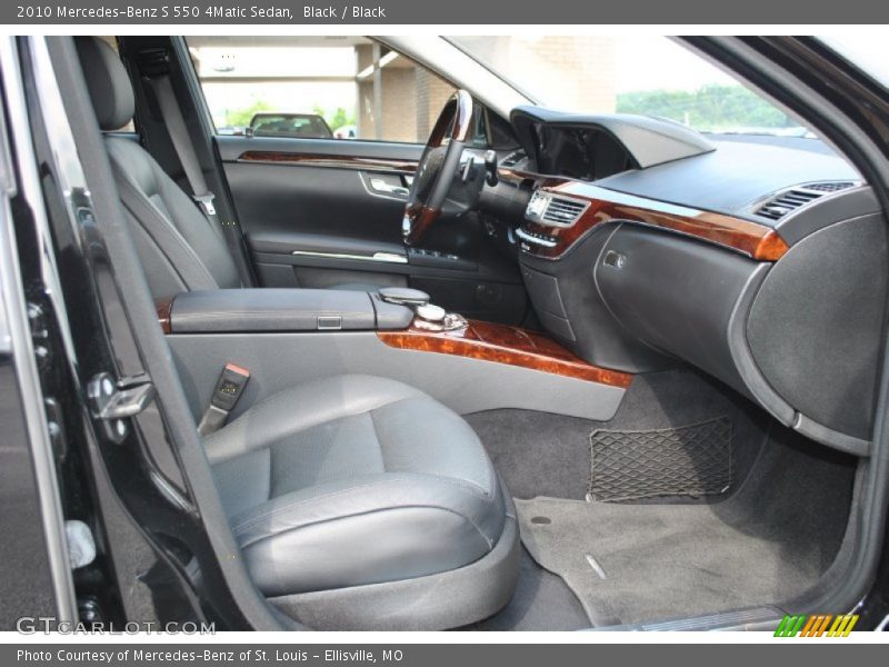 Black / Black 2010 Mercedes-Benz S 550 4Matic Sedan