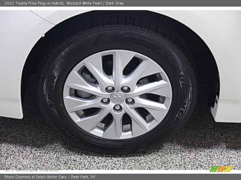 Blizzard White Pearl / Dark Gray 2012 Toyota Prius Plug-in Hybrid