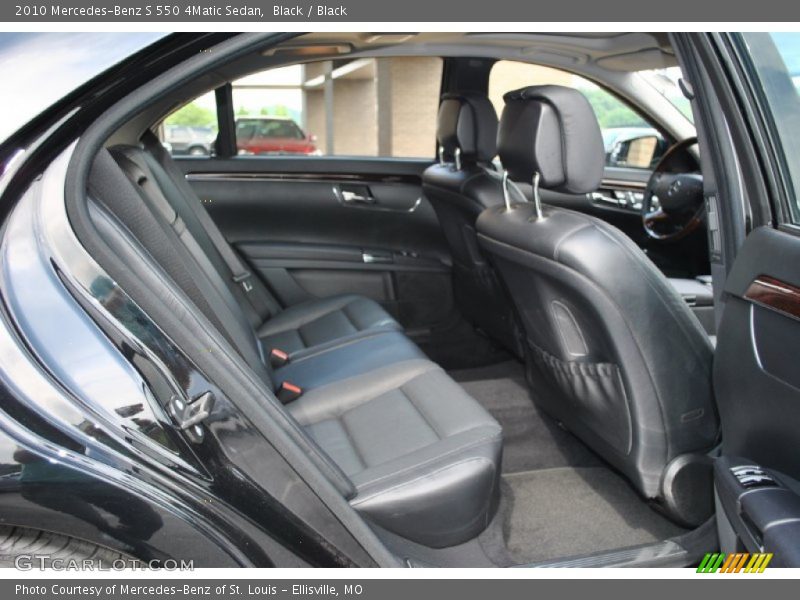 Black / Black 2010 Mercedes-Benz S 550 4Matic Sedan