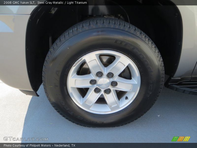 Steel Gray Metallic / Light Titanium 2008 GMC Yukon SLT