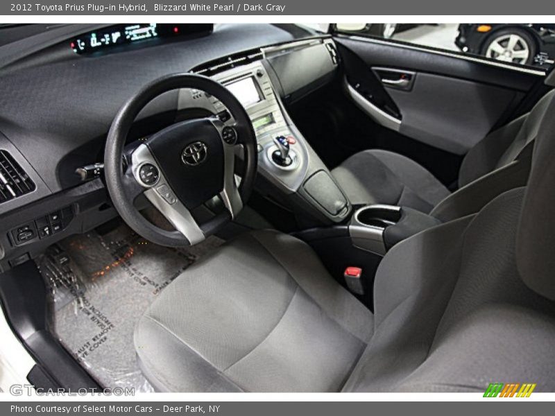 Blizzard White Pearl / Dark Gray 2012 Toyota Prius Plug-in Hybrid