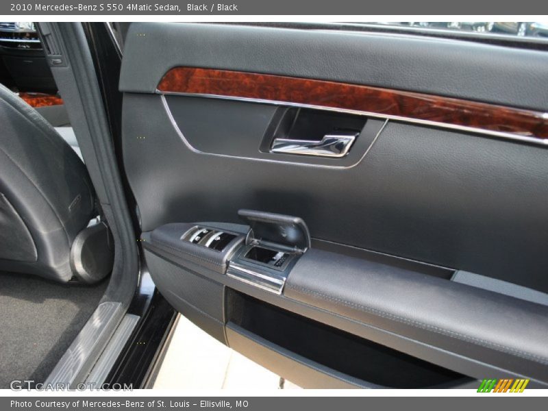 Black / Black 2010 Mercedes-Benz S 550 4Matic Sedan