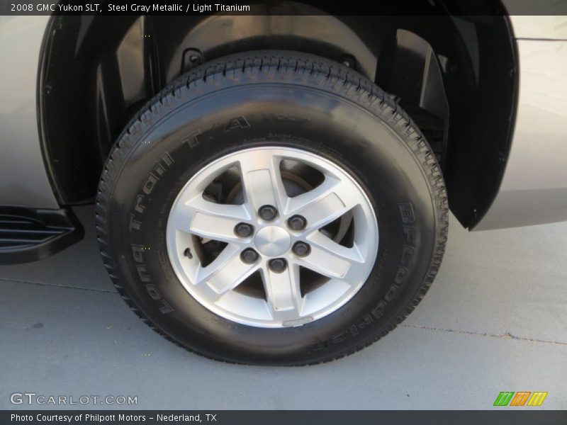 Steel Gray Metallic / Light Titanium 2008 GMC Yukon SLT