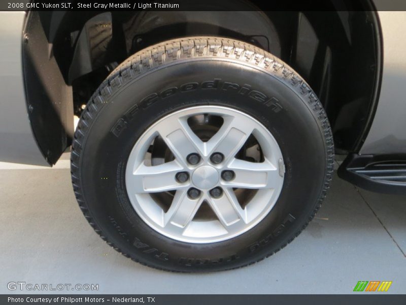 Steel Gray Metallic / Light Titanium 2008 GMC Yukon SLT