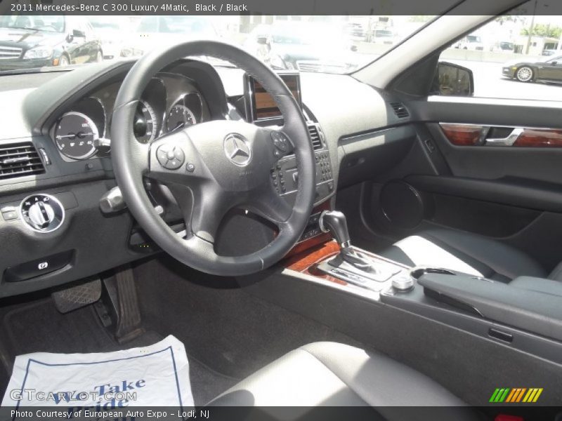 Black / Black 2011 Mercedes-Benz C 300 Luxury 4Matic