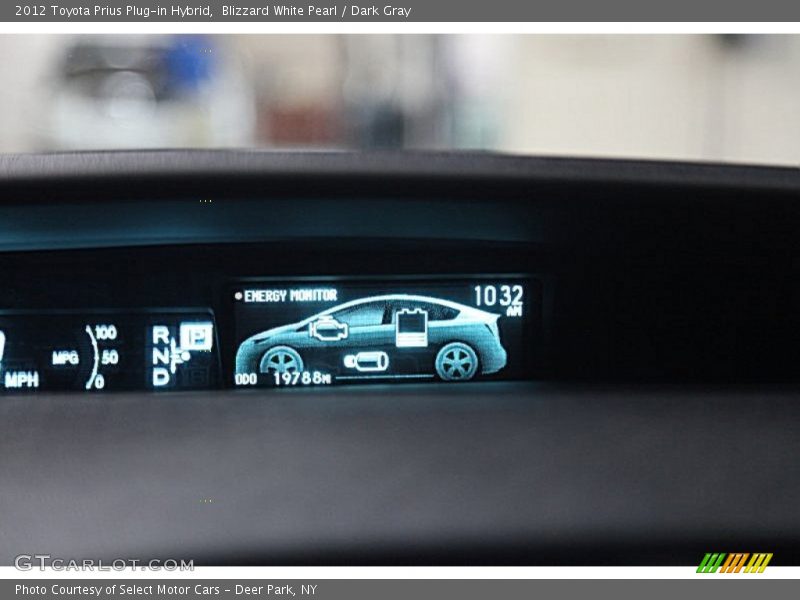 Blizzard White Pearl / Dark Gray 2012 Toyota Prius Plug-in Hybrid