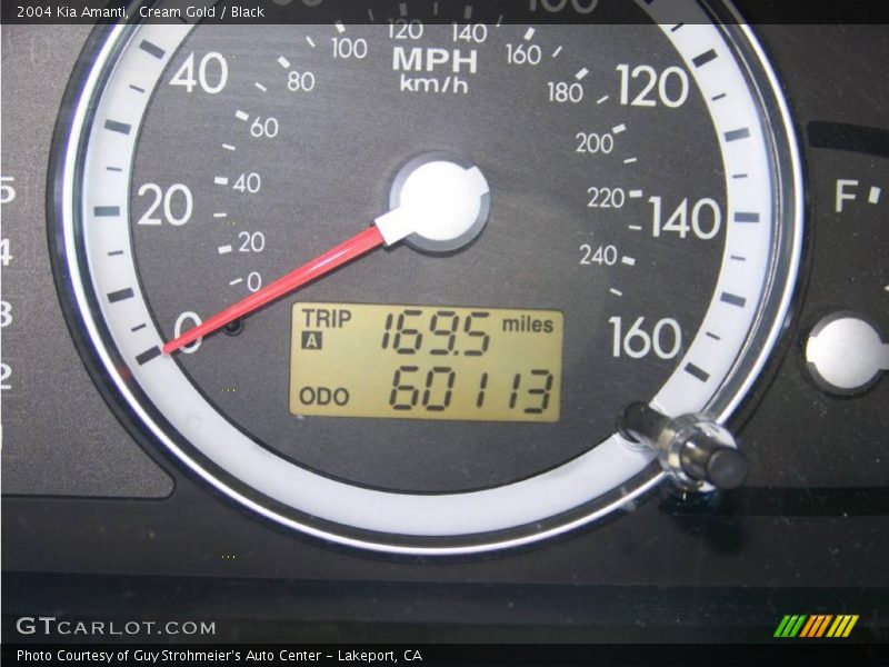 Cream Gold / Black 2004 Kia Amanti
