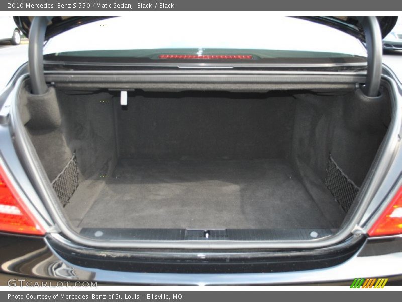 Black / Black 2010 Mercedes-Benz S 550 4Matic Sedan