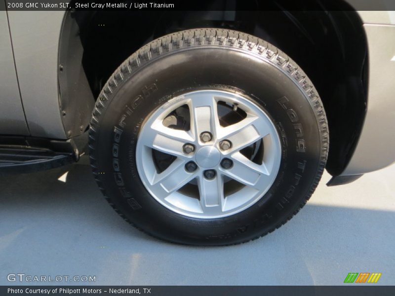 Steel Gray Metallic / Light Titanium 2008 GMC Yukon SLT