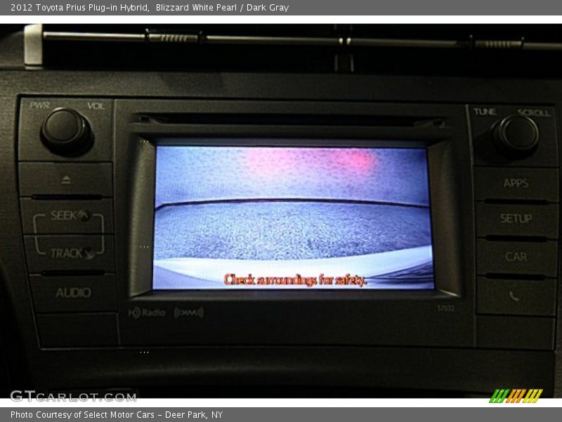 Blizzard White Pearl / Dark Gray 2012 Toyota Prius Plug-in Hybrid