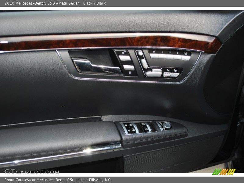 Black / Black 2010 Mercedes-Benz S 550 4Matic Sedan