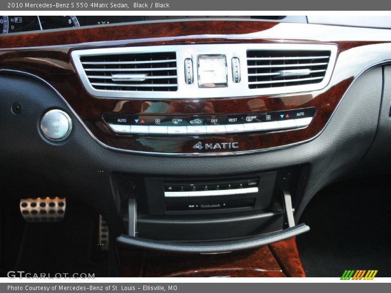 Black / Black 2010 Mercedes-Benz S 550 4Matic Sedan