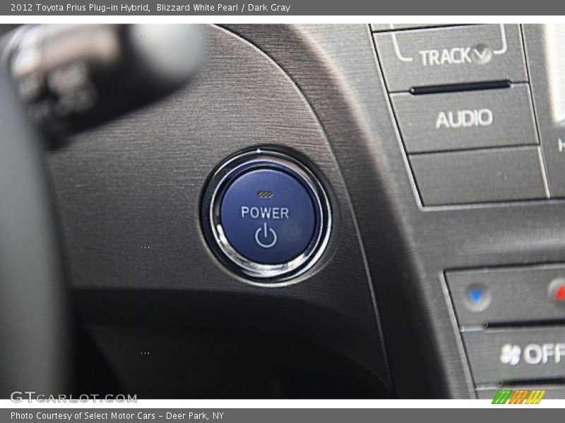 Blizzard White Pearl / Dark Gray 2012 Toyota Prius Plug-in Hybrid