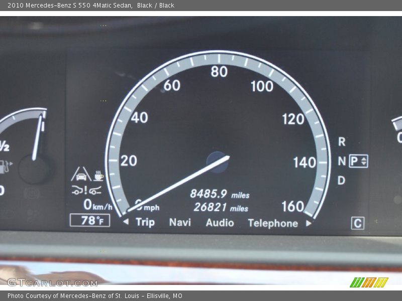 Black / Black 2010 Mercedes-Benz S 550 4Matic Sedan