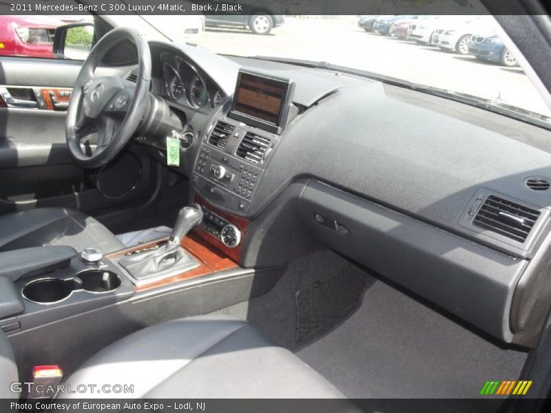 Black / Black 2011 Mercedes-Benz C 300 Luxury 4Matic