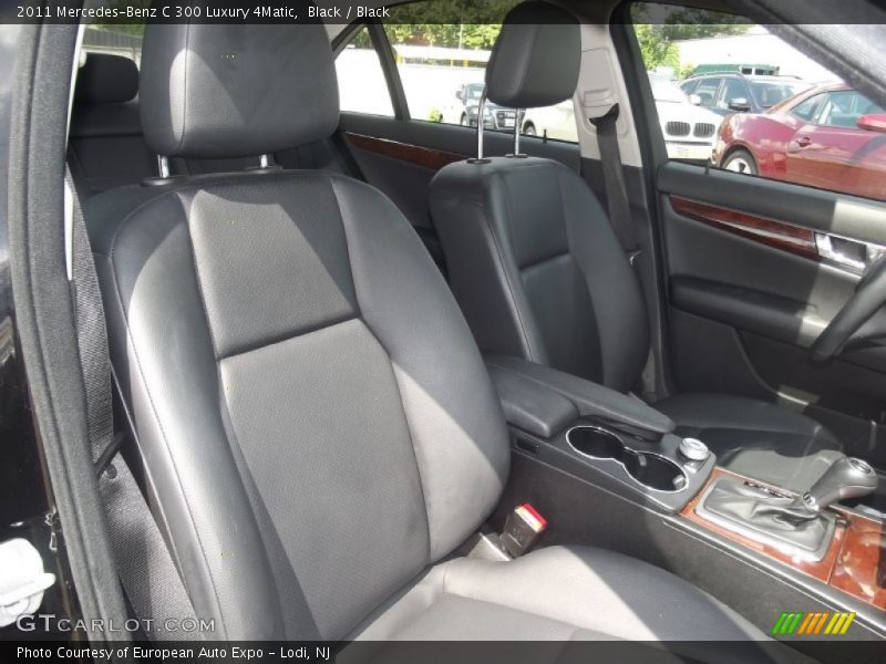 Black / Black 2011 Mercedes-Benz C 300 Luxury 4Matic