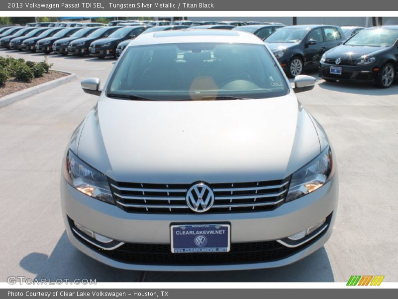 Tungsten Silver Metallic / Titan Black 2013 Volkswagen Passat TDI SEL