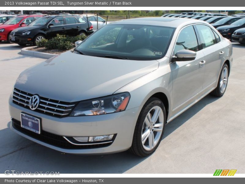 Tungsten Silver Metallic / Titan Black 2013 Volkswagen Passat TDI SEL