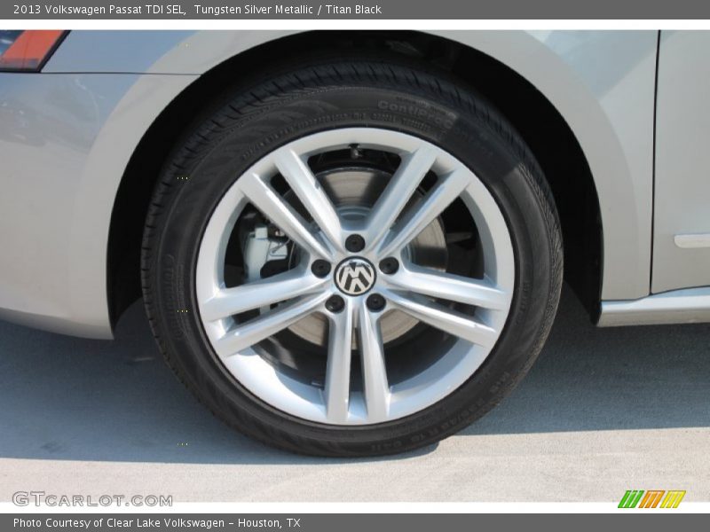 Tungsten Silver Metallic / Titan Black 2013 Volkswagen Passat TDI SEL