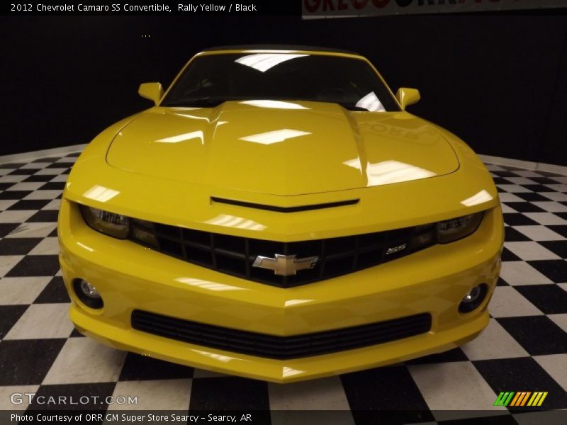 Rally Yellow / Black 2012 Chevrolet Camaro SS Convertible