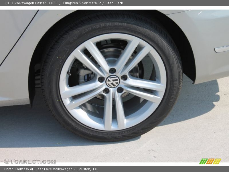 Tungsten Silver Metallic / Titan Black 2013 Volkswagen Passat TDI SEL