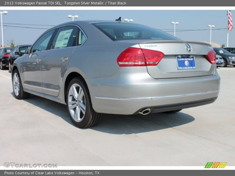 Tungsten Silver Metallic / Titan Black 2013 Volkswagen Passat TDI SEL