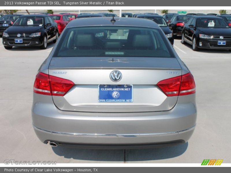Tungsten Silver Metallic / Titan Black 2013 Volkswagen Passat TDI SEL