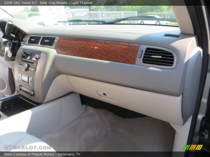 Steel Gray Metallic / Light Titanium 2008 GMC Yukon SLT