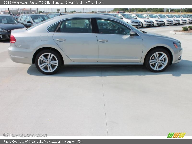 Tungsten Silver Metallic / Titan Black 2013 Volkswagen Passat TDI SEL