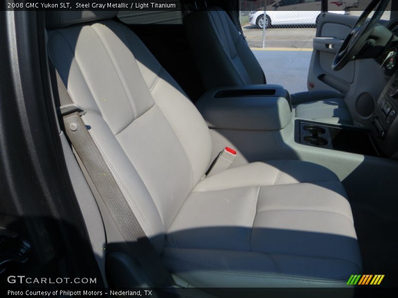 Steel Gray Metallic / Light Titanium 2008 GMC Yukon SLT