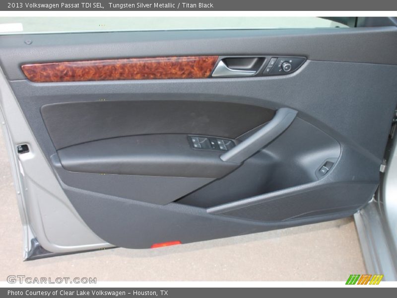 Tungsten Silver Metallic / Titan Black 2013 Volkswagen Passat TDI SEL
