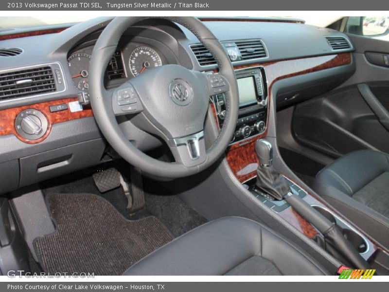 Tungsten Silver Metallic / Titan Black 2013 Volkswagen Passat TDI SEL